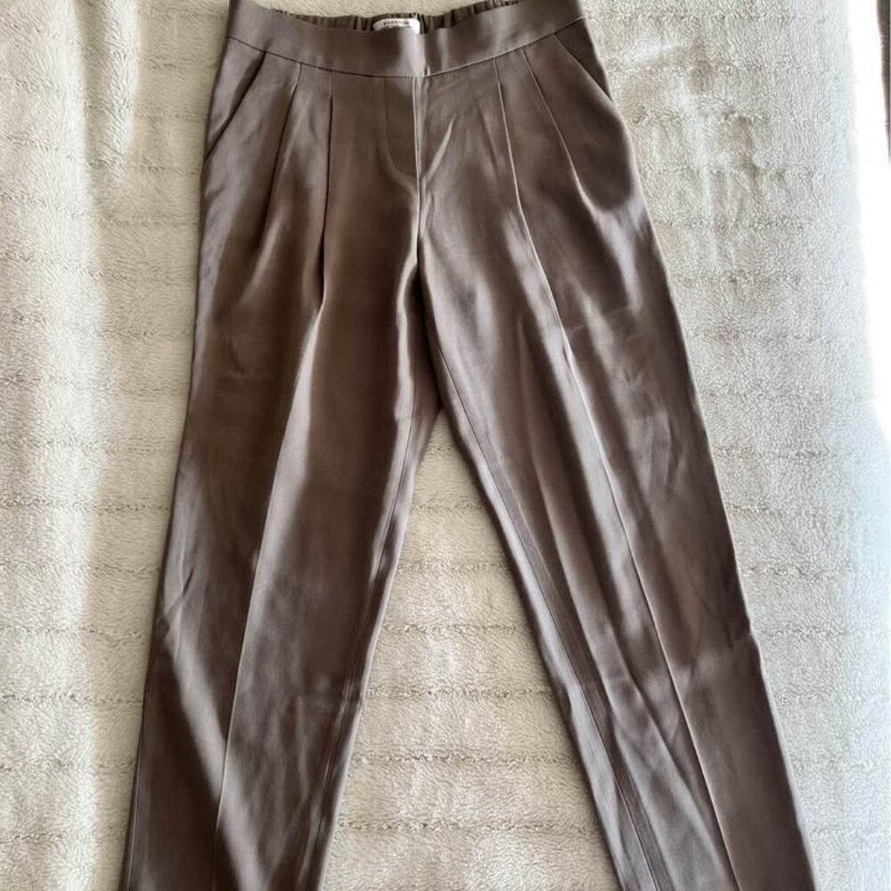 Babaton Taupe Trousers